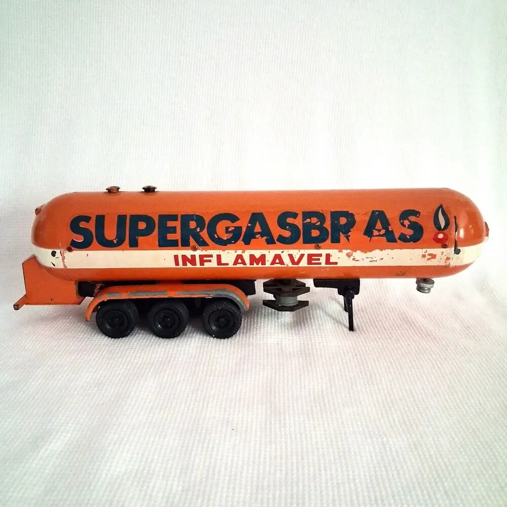 Arpra Brazil Supergasbras Scania L111 Gas Tanker Trailer Supermini Metal Model